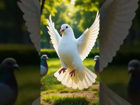 देखिए कैसे कबूतर खुशी से नाच उठा 😍 | Dancing Pigeon Story | AI Animation Shorts” #moonhindianimation