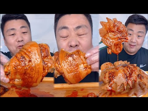 Mukbang food | Eating Elbow meat With Turkey Noodles And Chicken | Chinese food