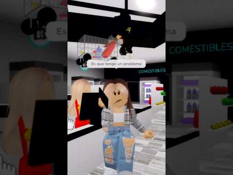 Regalame tu Like si viste ala cajera :) #humor #roblox #brookhaven #robloxshorts #meme #parati #fyp