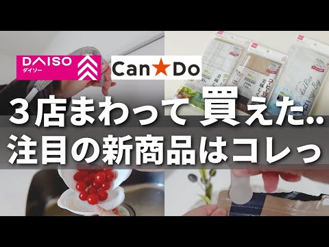 【100均】このためにハシゴしました！話題の新商品＆便利アイテム【ダイソー／キャンドゥ】