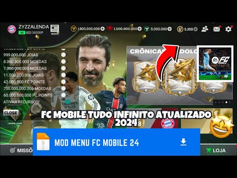 Como Ter Dinheiro Infinito no FC mobile 2024? - Novo apk mod fc 24!!!