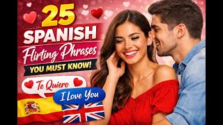 25 Spanish Flirting Phrases You Must Know 💕 | Speak Romantic Spanish