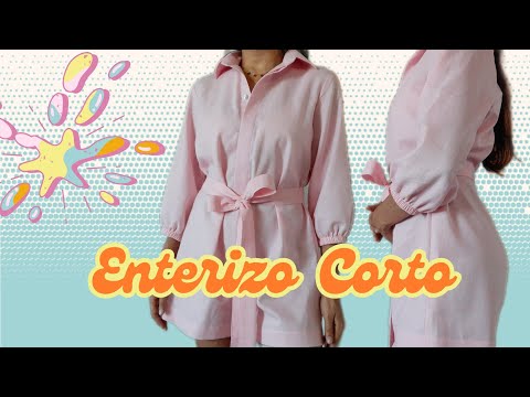 Cómo hacer un enterizo o mono corto • Puntadas de AMOR❤