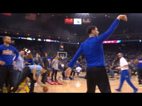 Steph Can't Believe Klay Would Interrupt His Pregame Routine video clip
