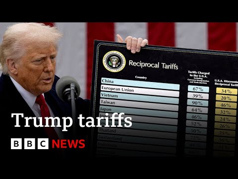 YouTube video thumbnail: Donald Trump’s Global Tariffs Take Effect