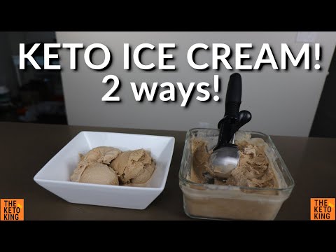 The Best Low Carb Ice Cream Recipe – and it couldn’t be easier!  Keto Ice Cream Recipe 2 Ways