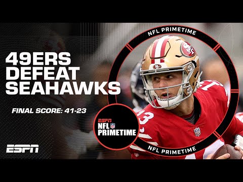 Brock Purdy made the right decisions! - Booger McFarland on 49ers' Wild Card win | NFL Primetime