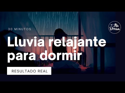 LLUVIA RELAJANTE en el balcón para DORMIR en 30 MINUTOS