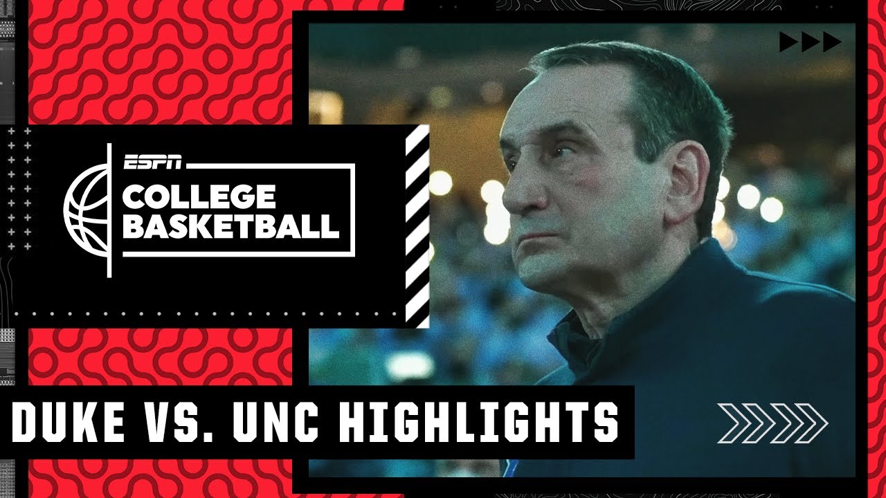 Duke Blue Devils at North Carolina Tar Heels | Full Game Highlights video clip 