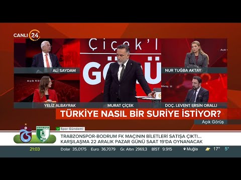 Murat Çiçek ile "Açık Görüş" / Türkiye Nasıl Bir Suriye İstiyor?  – 18 12 2024