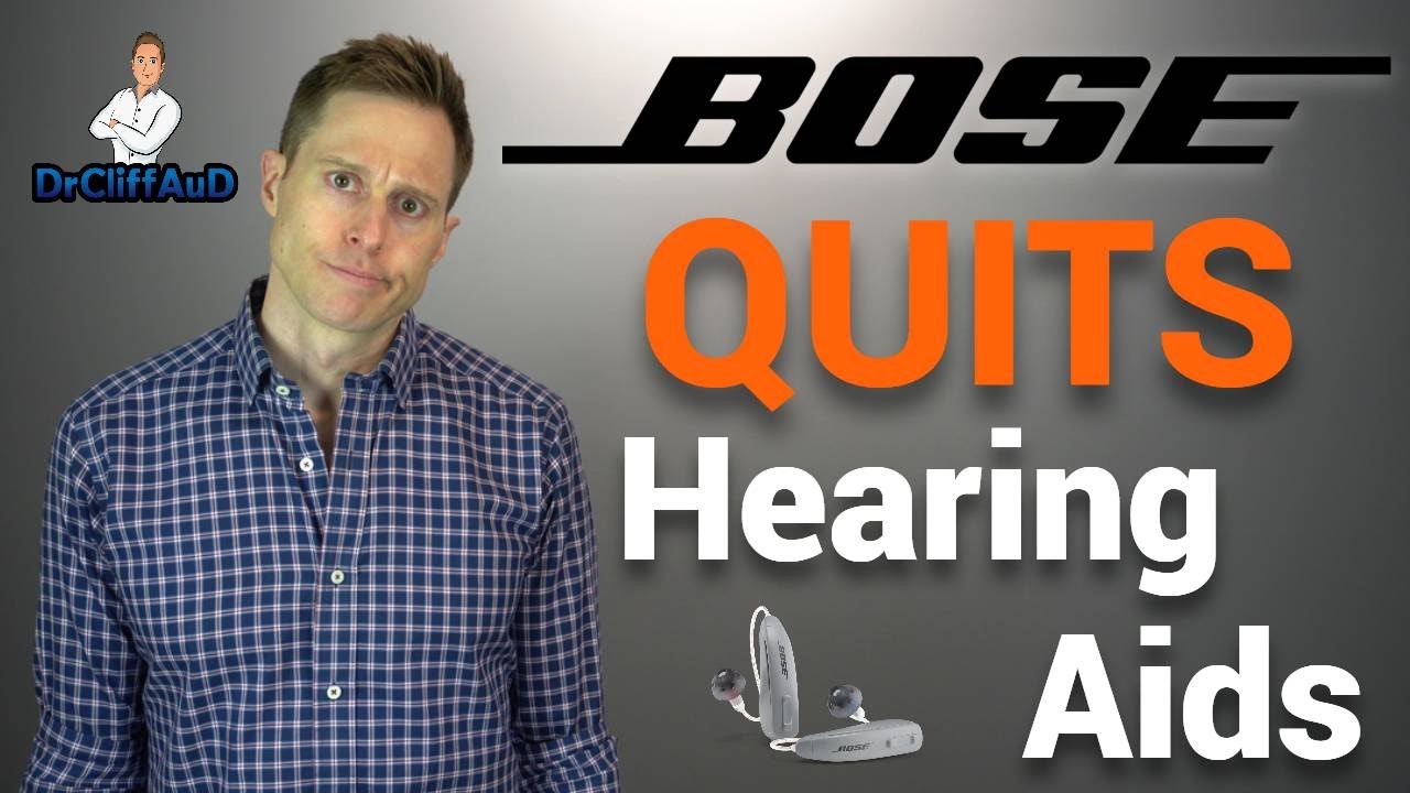 Bose Quits Hearing Aid Development | The End of SoundControl & OTC?