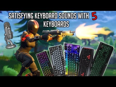 Satisfying Keyboard Sounds With 5 Different Keyboards