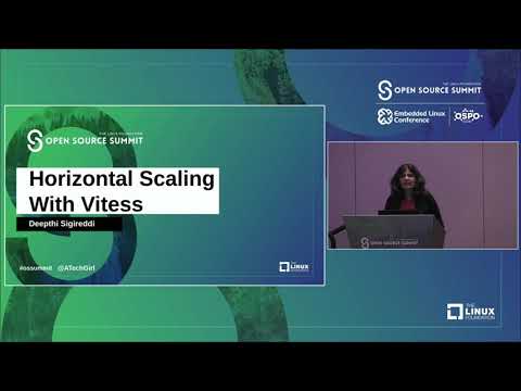 Horizontal Scaling with Vitess - Deepthi Sigireddi, PlanetScale