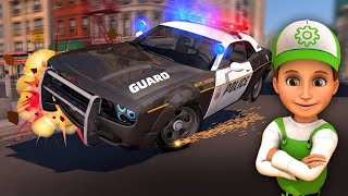 Dibujos animados policia. Cooper policia. Carros para niños. Autitos infantiles en español.