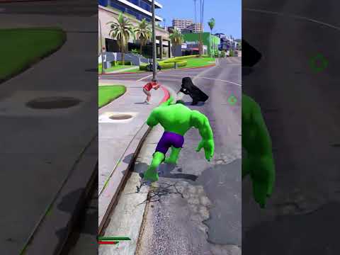 MICHAEL GOT HELP BY HULK & GOT SURPRISE GIFT! #shorts #gta5 | LAMY GAMER GTA 5