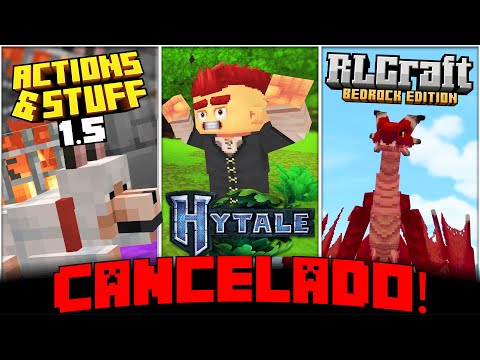 Hytale Cancelado | Actions & Stuff 1.5 Teaser | RLCraft Addon Vindo ai (Noticias)