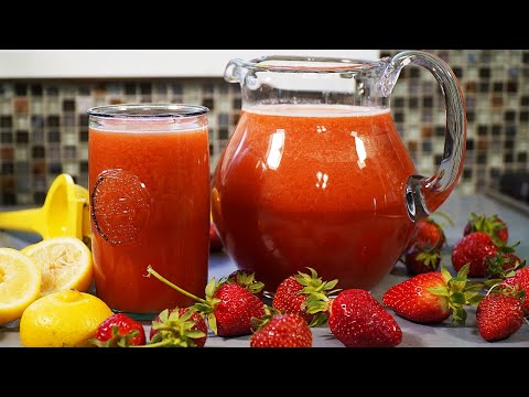 Strawberry Apple Cider Lemonade #InSeason