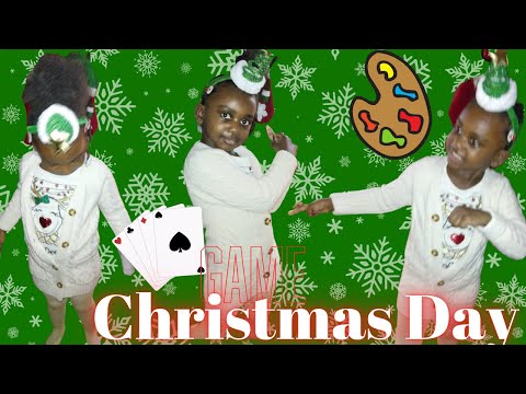 MELANIN KIDSTV| CHRISTMAS DAY| HEADBANDS GAME| PAINTING WITH TRINITY AND PAYTON| HAPPY HOLIDAYS