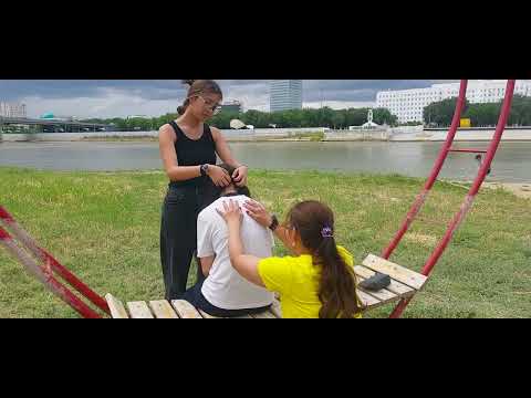 Natural ASMR Therapy: Deep Relaxation with 4 Hand Massages on the River! 🌳