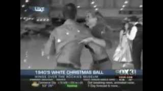2012 1940's White Christmas Ball @ Wings Over Rockies on Fox 31 Shane & Keri - YouTube