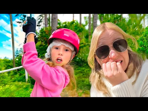 Nastya unterhält ihre Eltern auf einer lustigen und spannenden Tour - Videoserie für Kinder