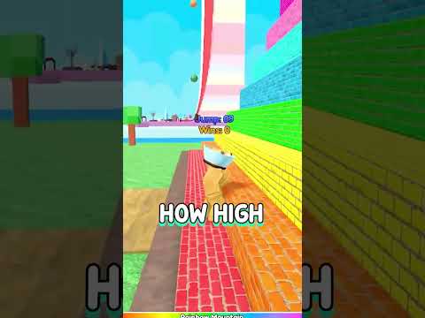 Roblox BUT I Jump Higher Every Second! #roblox #shorts