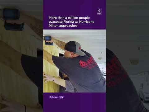 More than a million people evacuate Florida as Hurricane Milton approaches