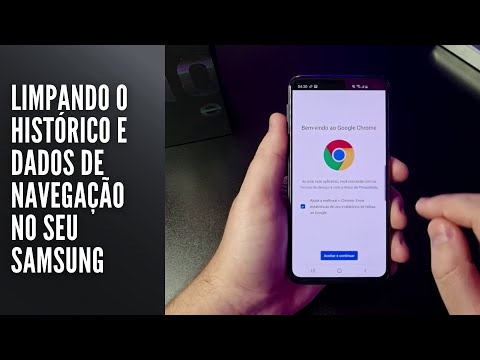 Limpando o histórico e dados de navegação no seu Samsung