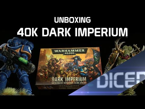Unboxing: Warhammer 40.000 DARK IMPERIUM | 8th Edition | DICED