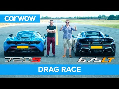 McLaren 720S v 675LT DRAG RACE, ROLLING RACE & BRAKE TEST - Mat vs Shmee pt 1/4