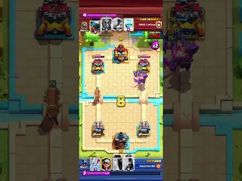 He lost his tower in only 10 seconds #clashroyale #gaming #crl #fyp #ytshorts