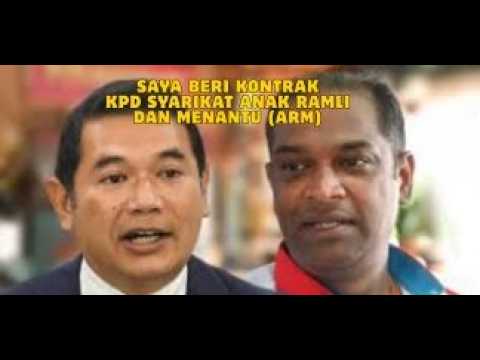 SAYA BERI KONTRAK KEPADA SYARIKAT ANAK RAMLI DAN MENANTU (ARM)? - RAFIZI RAMLI