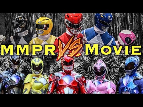 Mighty Morphin vs. Power Rangers Movie Morph