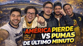 Perder contra Chivas y Pumas es IMPERDONABLE 😤 Pumas vs América | Videoreacción en el Estadio 📽⚽️