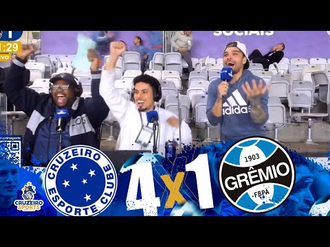 ⚽GOLS -  CRUZEIRO 4x1 GRÊMIO - KAIO JORGE ILUMINADO! ATROPELO HUMILHANTE  NO IMORTAL!