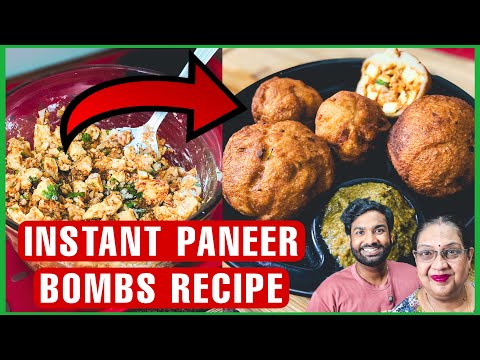 Instant 10 Minute Paneer Bombs Recipe | Cooking Paaji