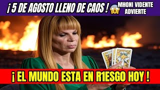 🌍⚠️ ¡Mhoni Vidente advierte un fuerte sismo y caos climático este 5 de agosto! 😨🌪️🔥