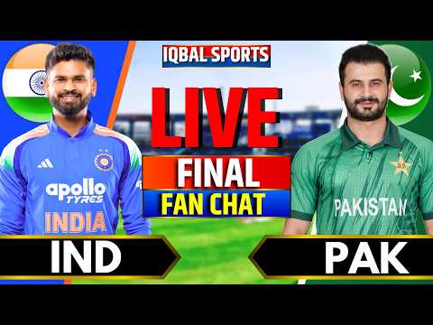 🔴IND vs PAK Final Fan Commentary | India vs Pakistan Live | Live Cricket Match Today | Iqbal Sports