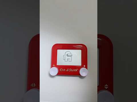 Etch A Sketch tutorial 🥳 #etchasketch #howto