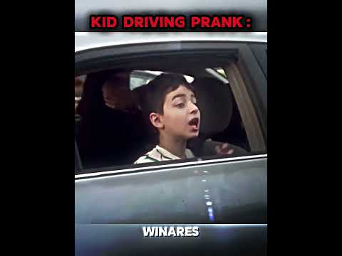kid driving prank #edit #trollface #troll