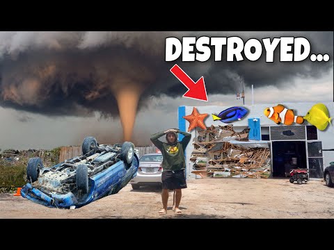 A TORNADO HIT The AQUARIUM SHOP… In this video, multiple tornados touched down in Florida and unfortunately one went right down the p