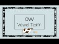 Exploring the OW Vowel Team in Phonics