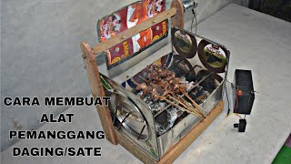 CARA MEMBUAT ALAT PEMANGGANG DAGING (SATE) DARI KALENG BEKAS