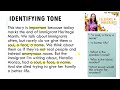 Identifying Tone in Writing