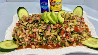 🔴 ceviche de pescado tilapia rico y fácil de preparar en vivo