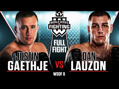 Full Fight | Justin Gaethje vs Dan Lauzon | WSOF 6, 2013