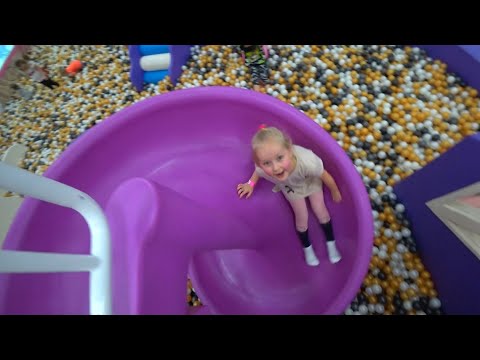 Ball Pool and Sliding Slide | Kids Playtime with Yaroslava | Fun Children's Video