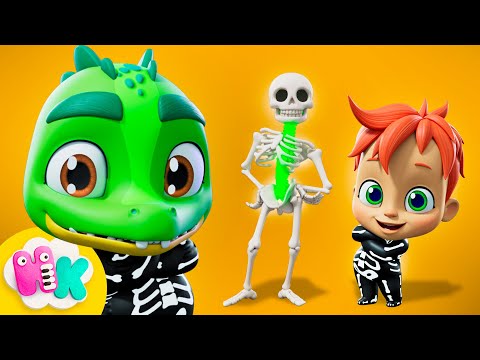 Скелетен Танц 💀 Детски Песни За Хелоуин 🎃 HeyKids