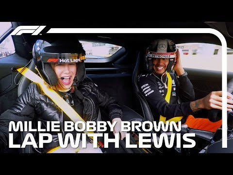 Millie Bobby Brown's Bobbin' Lap  | F1 Pirelli Hot Laps