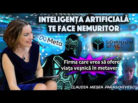 Inteligenta Artificiala te face nemuritor ＊ Firma care vrea sa ofere viata vesnica in metaverse